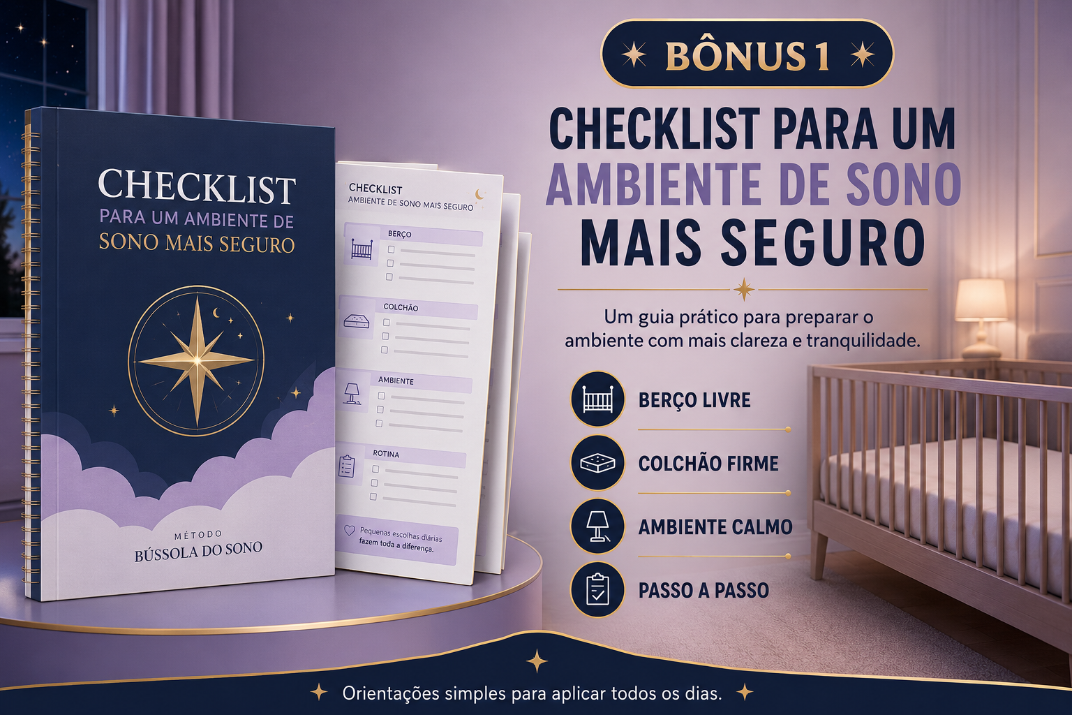 Bônus 1 Checklist para um ambiente de sono mais seguro